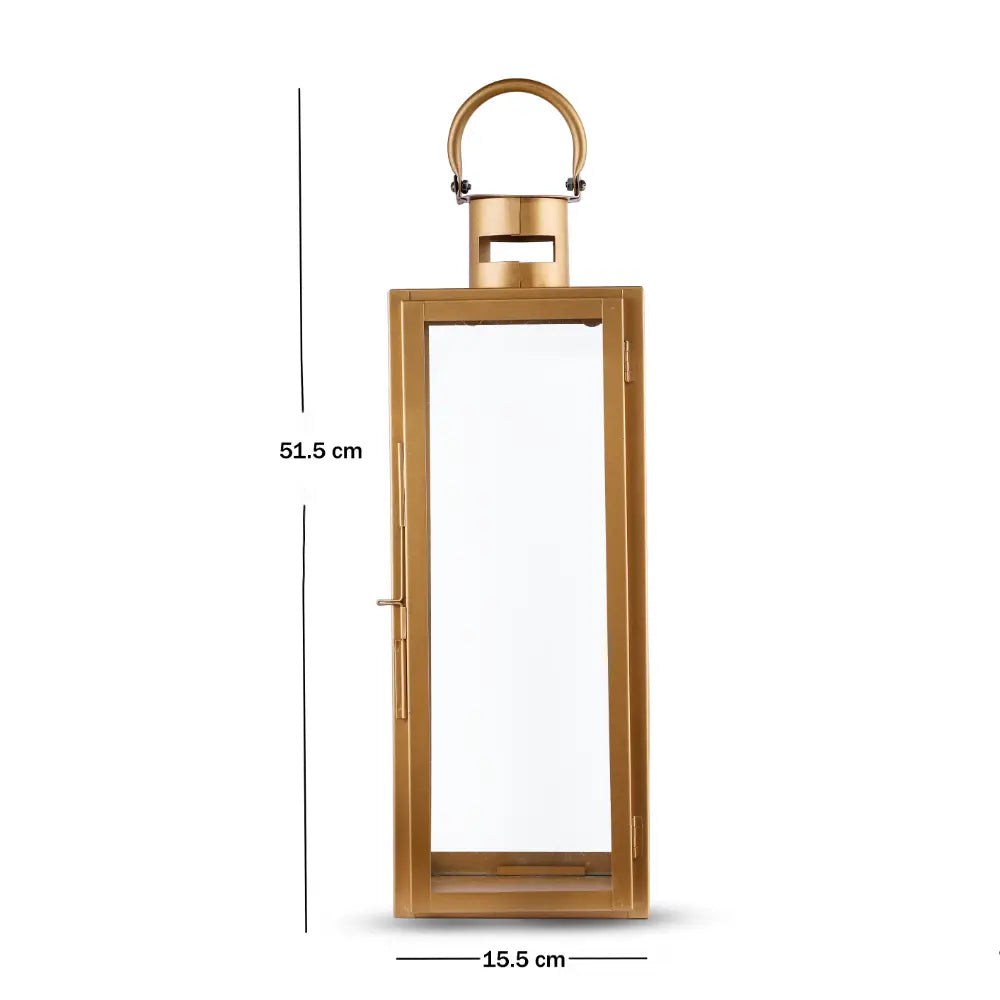 Garden Glow Lantern Golden Medium