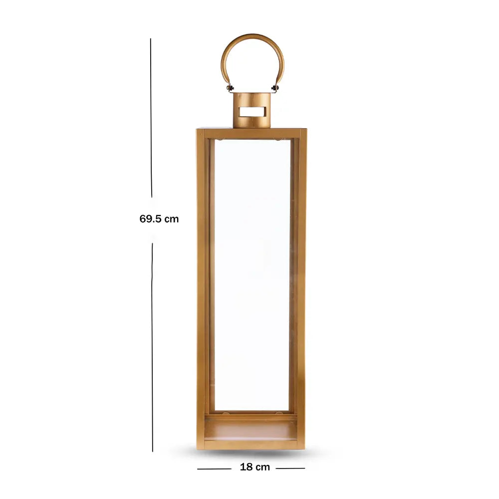 Garden Glow Lantern Golden Large