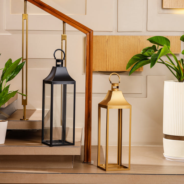 Grand Manor Lantern Black Large