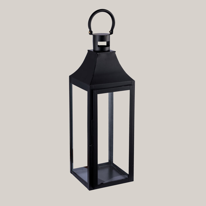 Grand Manor Lantern Black Medium