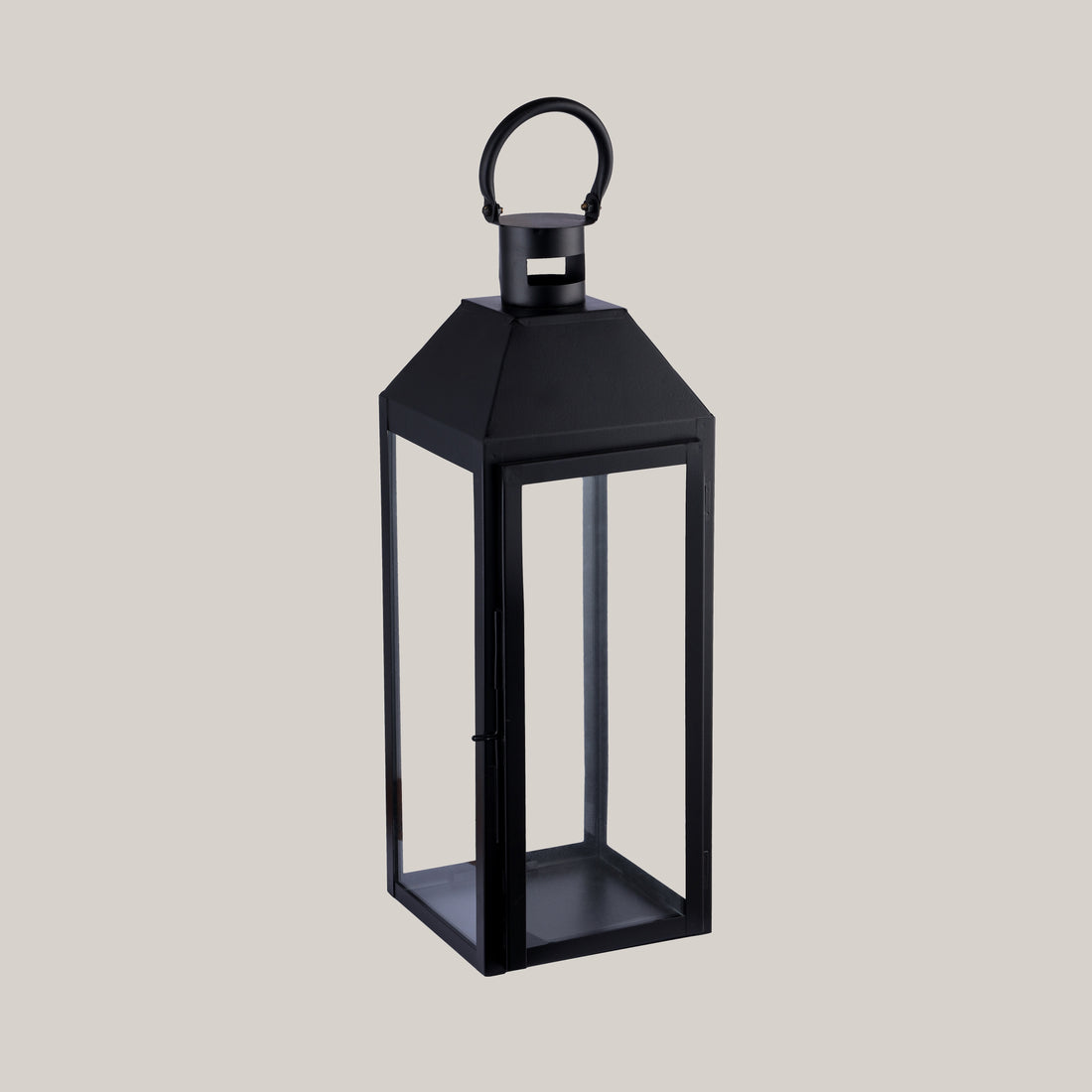Metro Luxe Lantern Black Medium