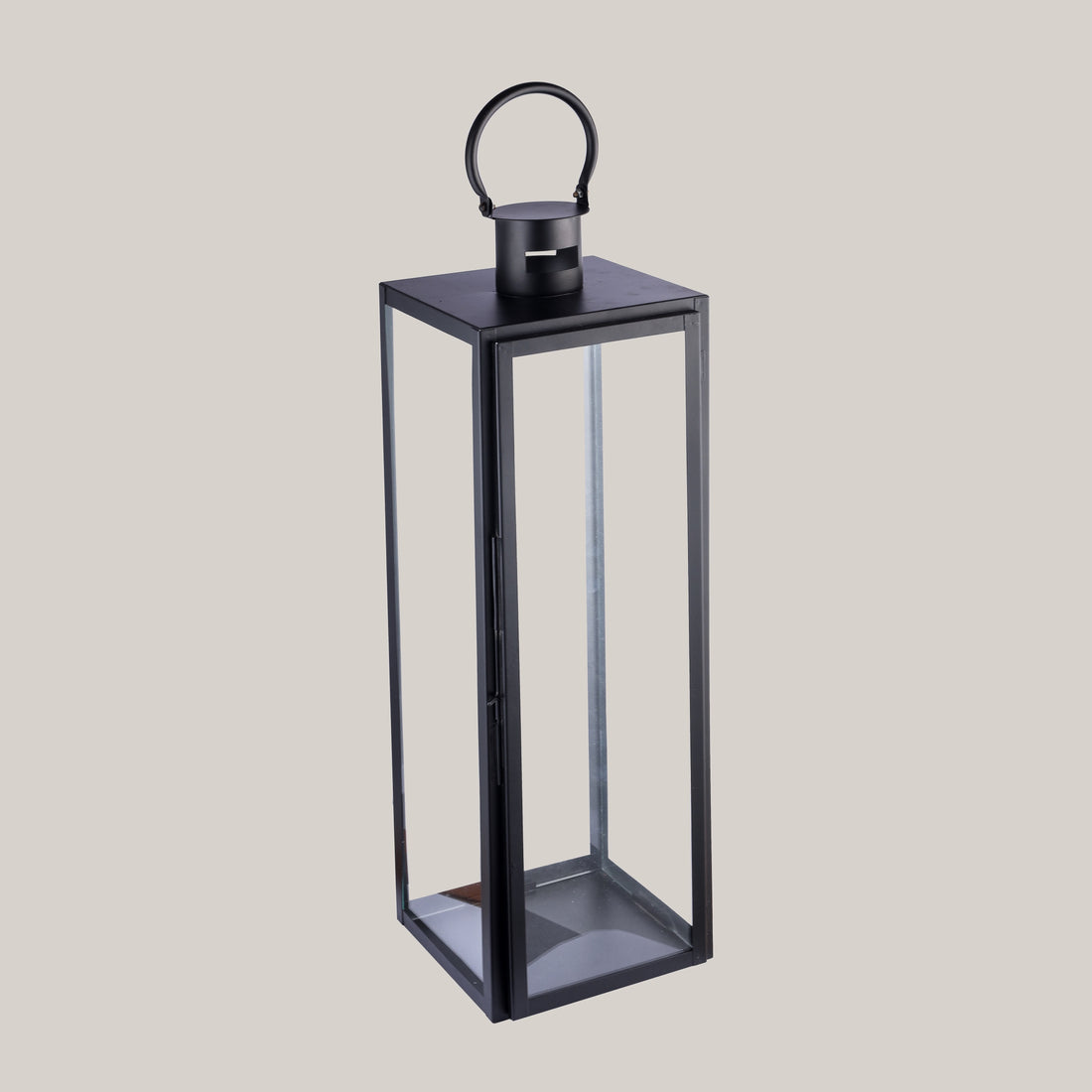 Garden Glow Lantern Black Large