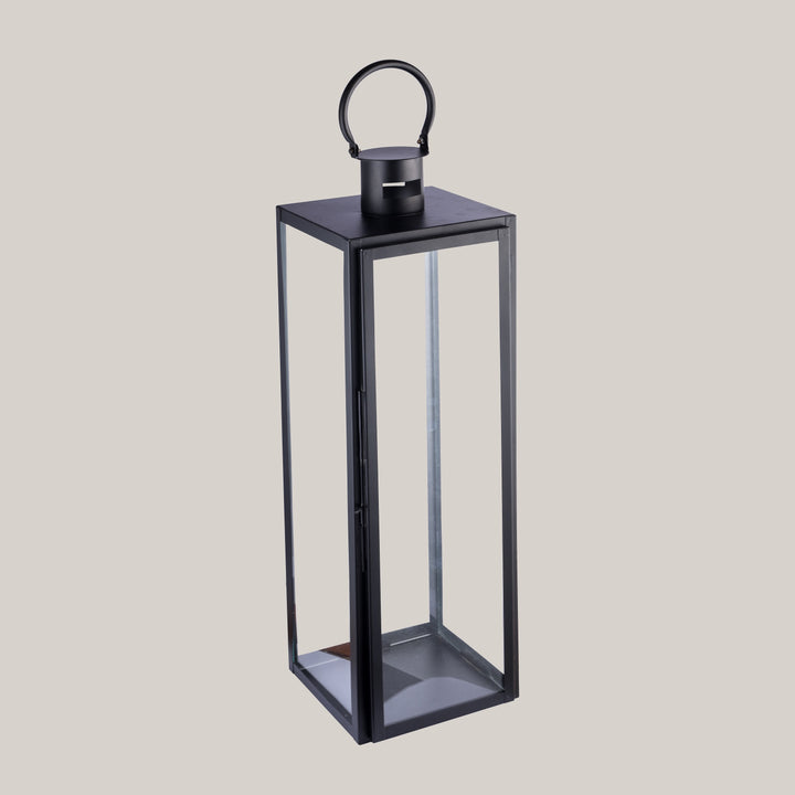 Garden Glow Lantern Black Large