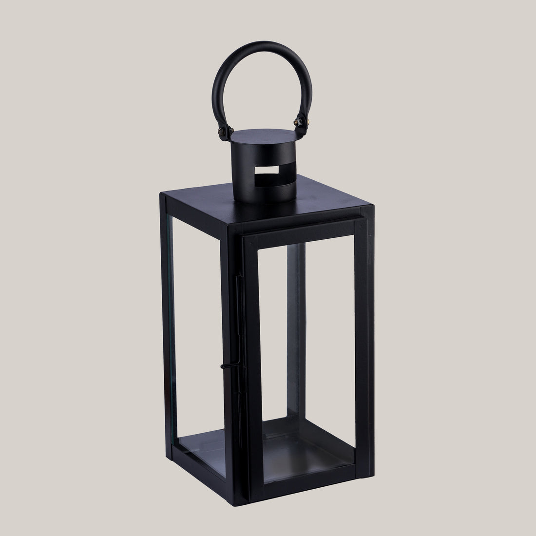 Garden Glow Lantern Black Small