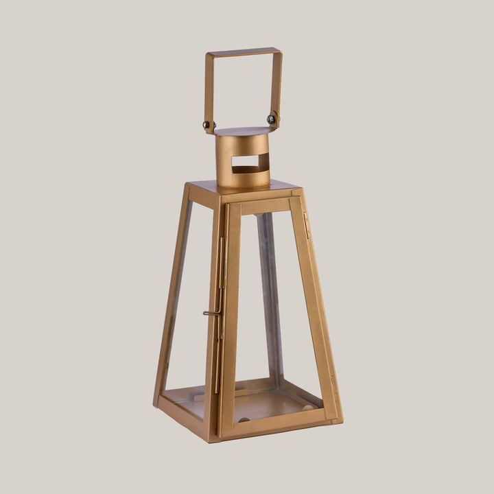 Golden Pyramid Lantern Small