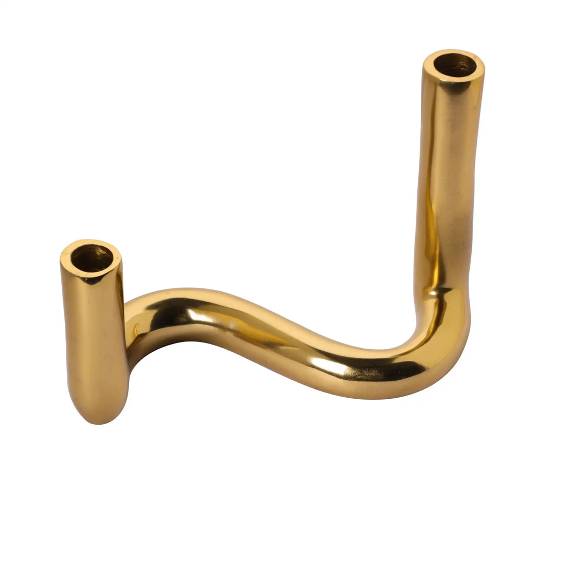 Golden Serpent Candle Holder