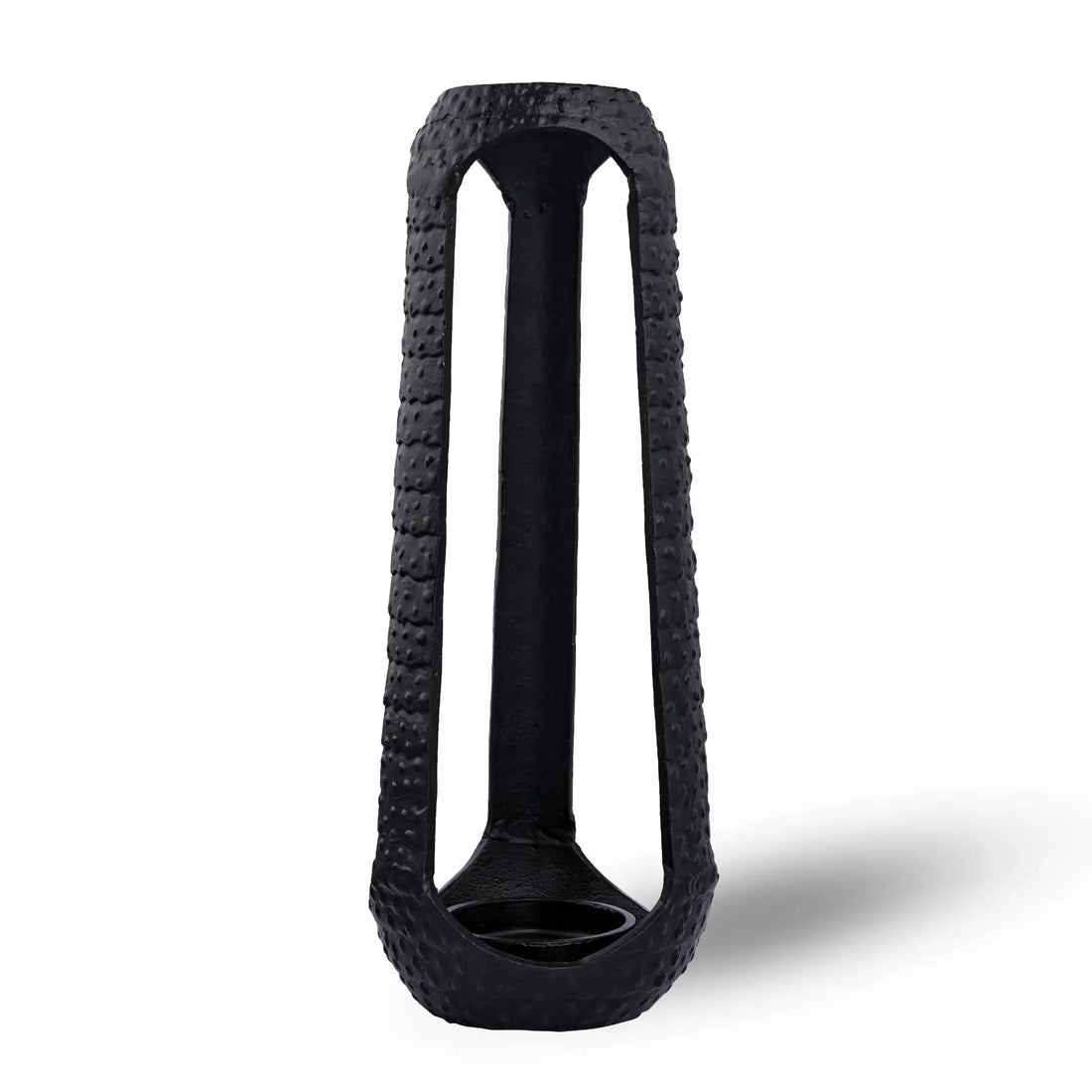 Black Pillar Candle Holder (Large)