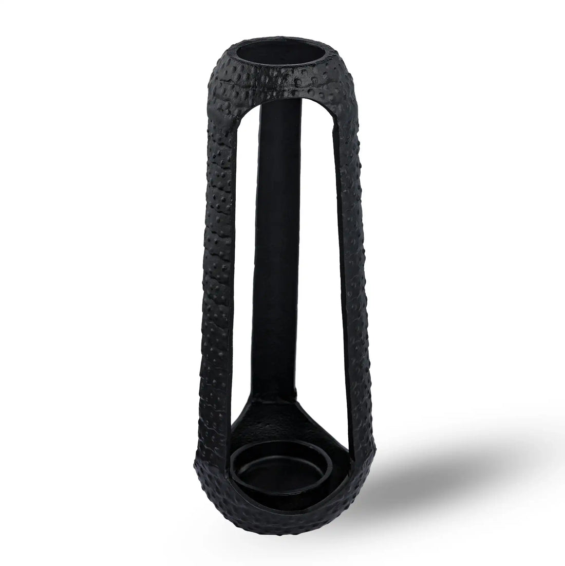 Black Pillar Candle Holder (Large)