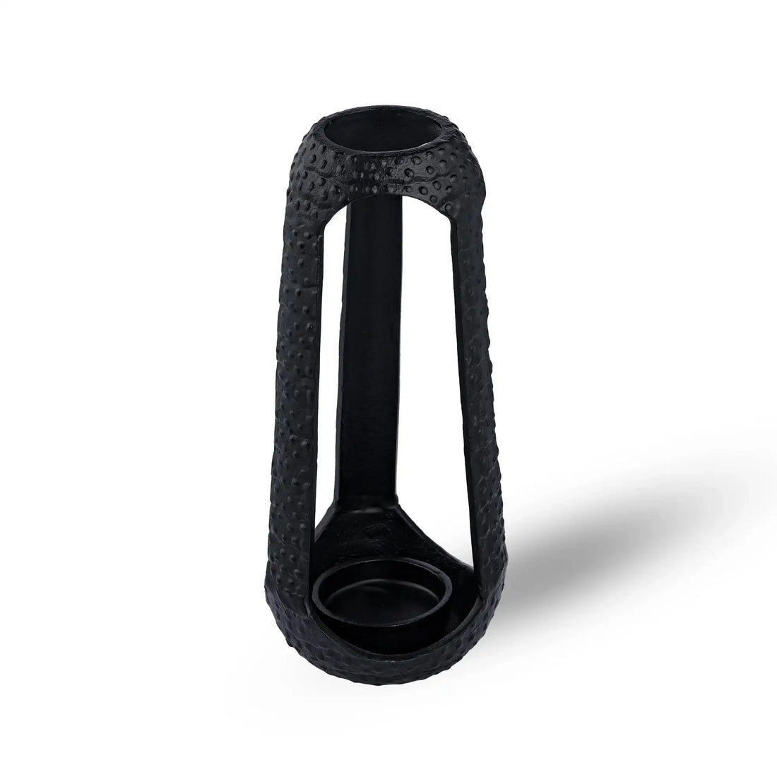 Black Pillar Candle Holder (Small)