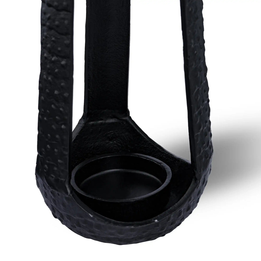 Black Pillar Candle Holder (Small)