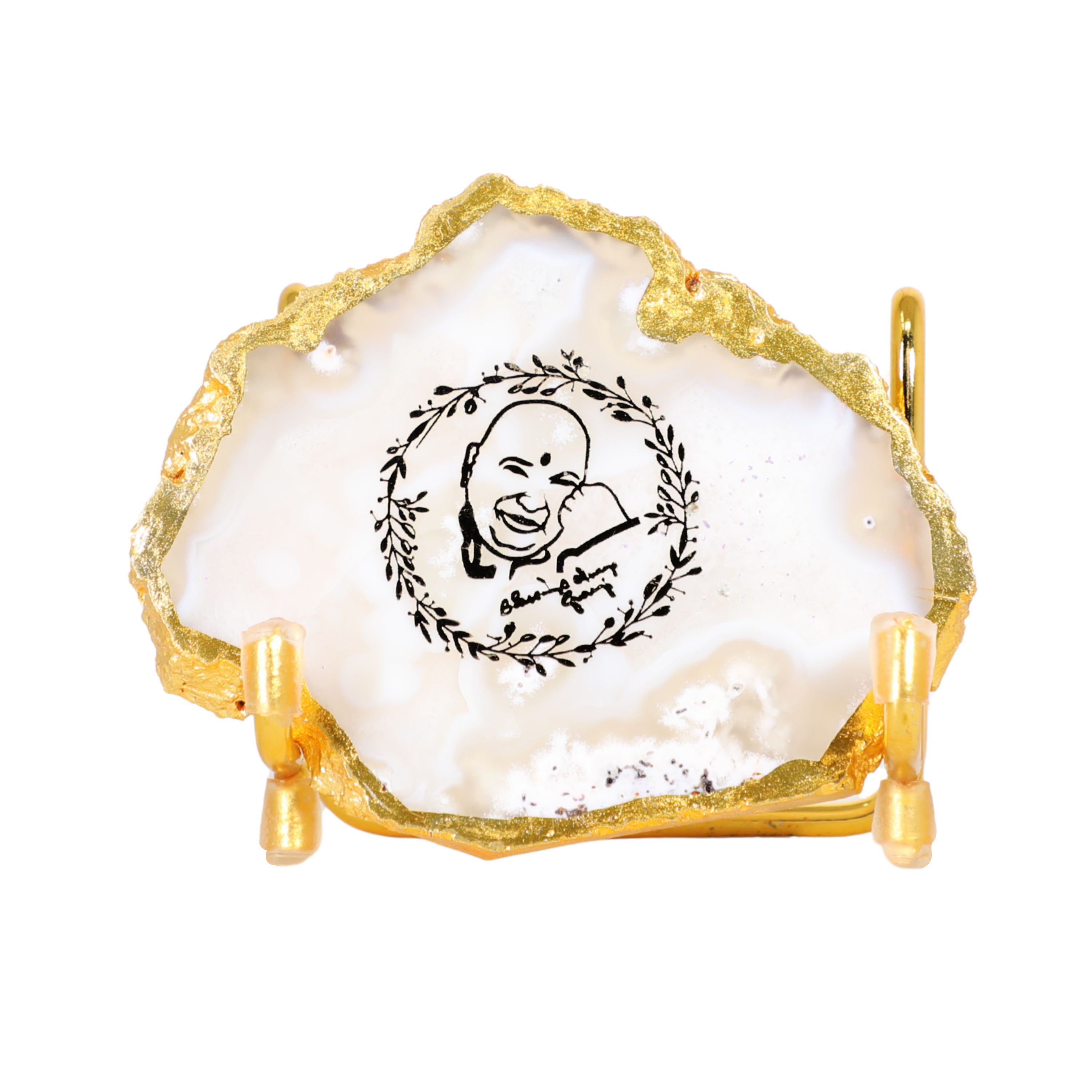 Ivory Glow Guru Ji Agate Stand