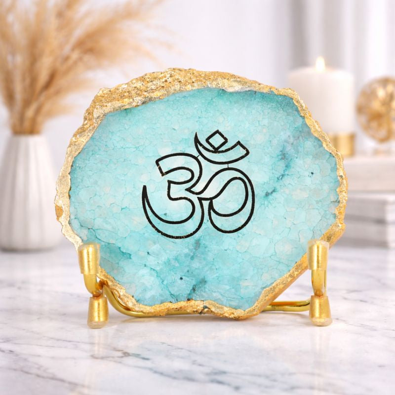 Aqua Om Agate Stand
