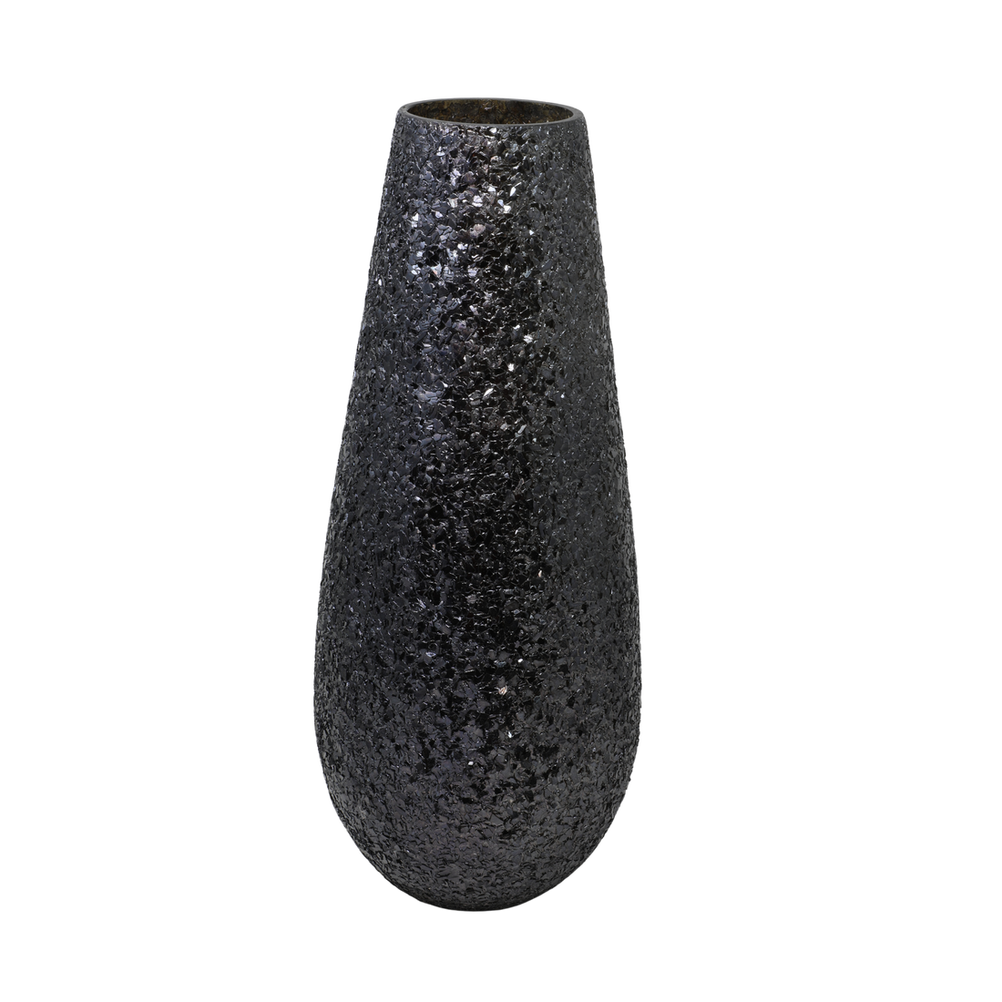 Black Aurora Glitter Vase(Large)