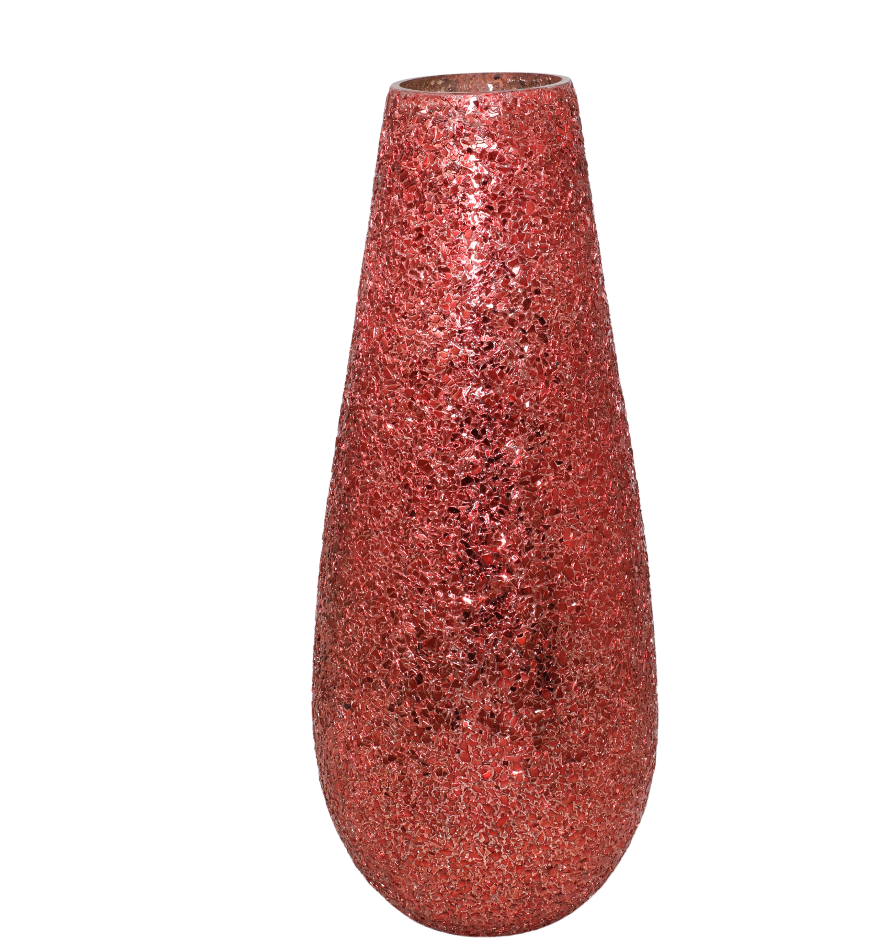 Red Aurora Glitter Vase(Large)