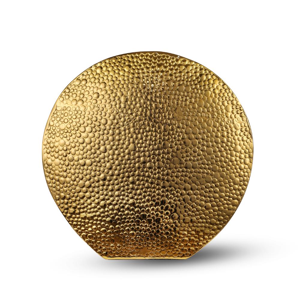 Golden Glow Textured Vase-Large