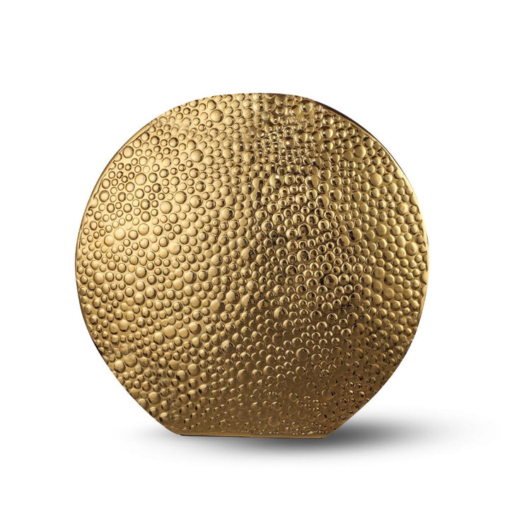 Golden Glow Textured Vase-Small