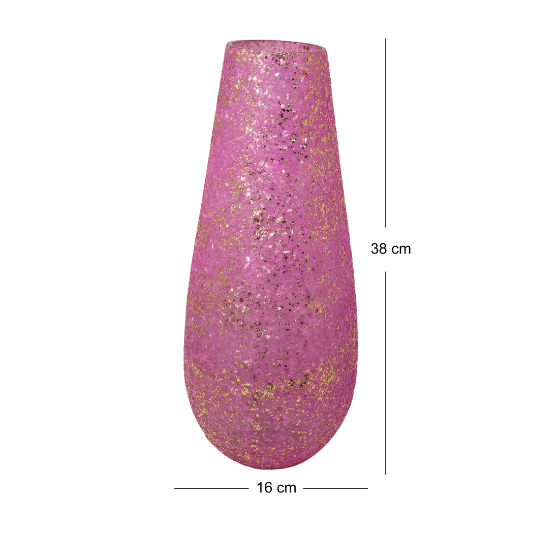 Pink Aurora Glitter Vase(Large)