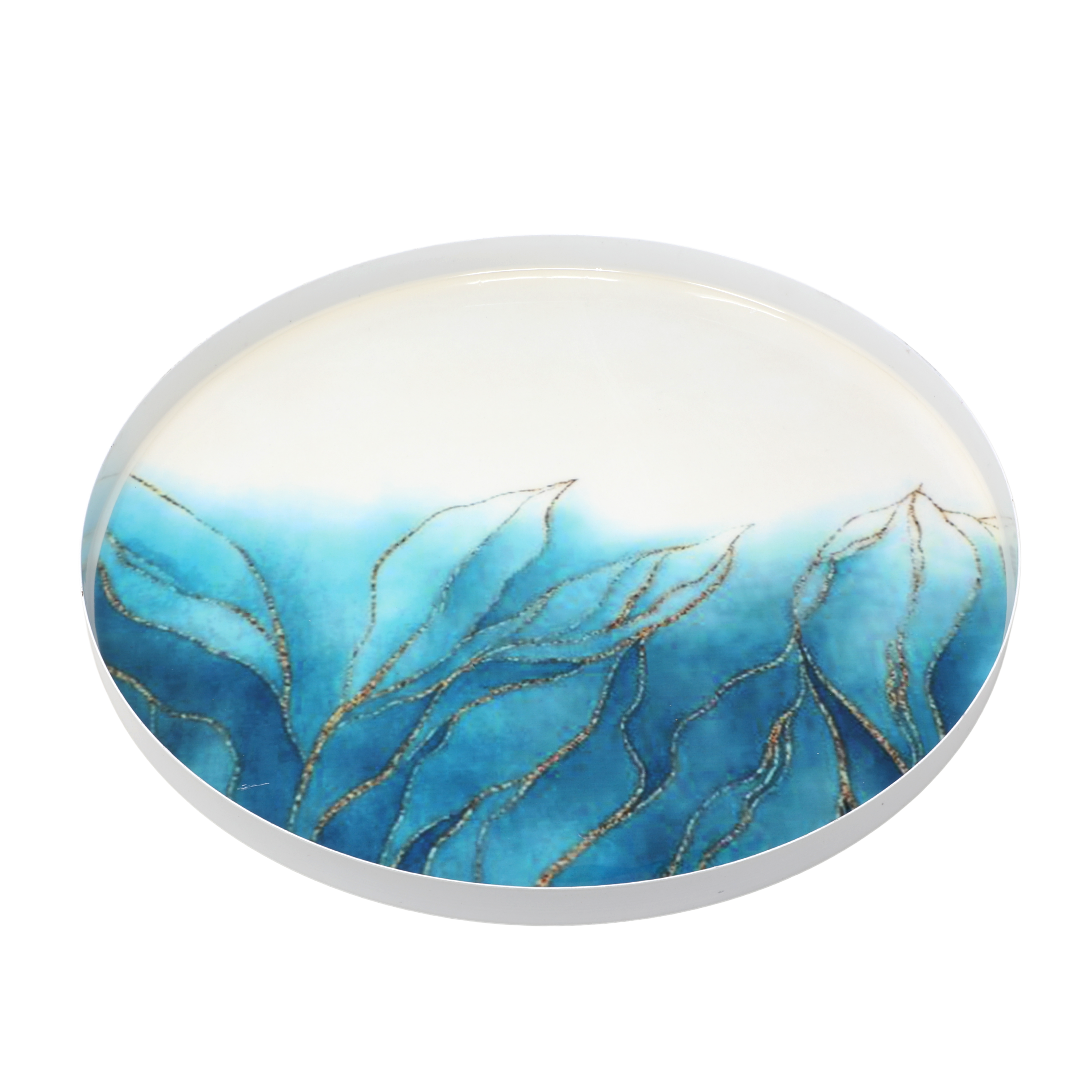 Blue Tide Metal Plate