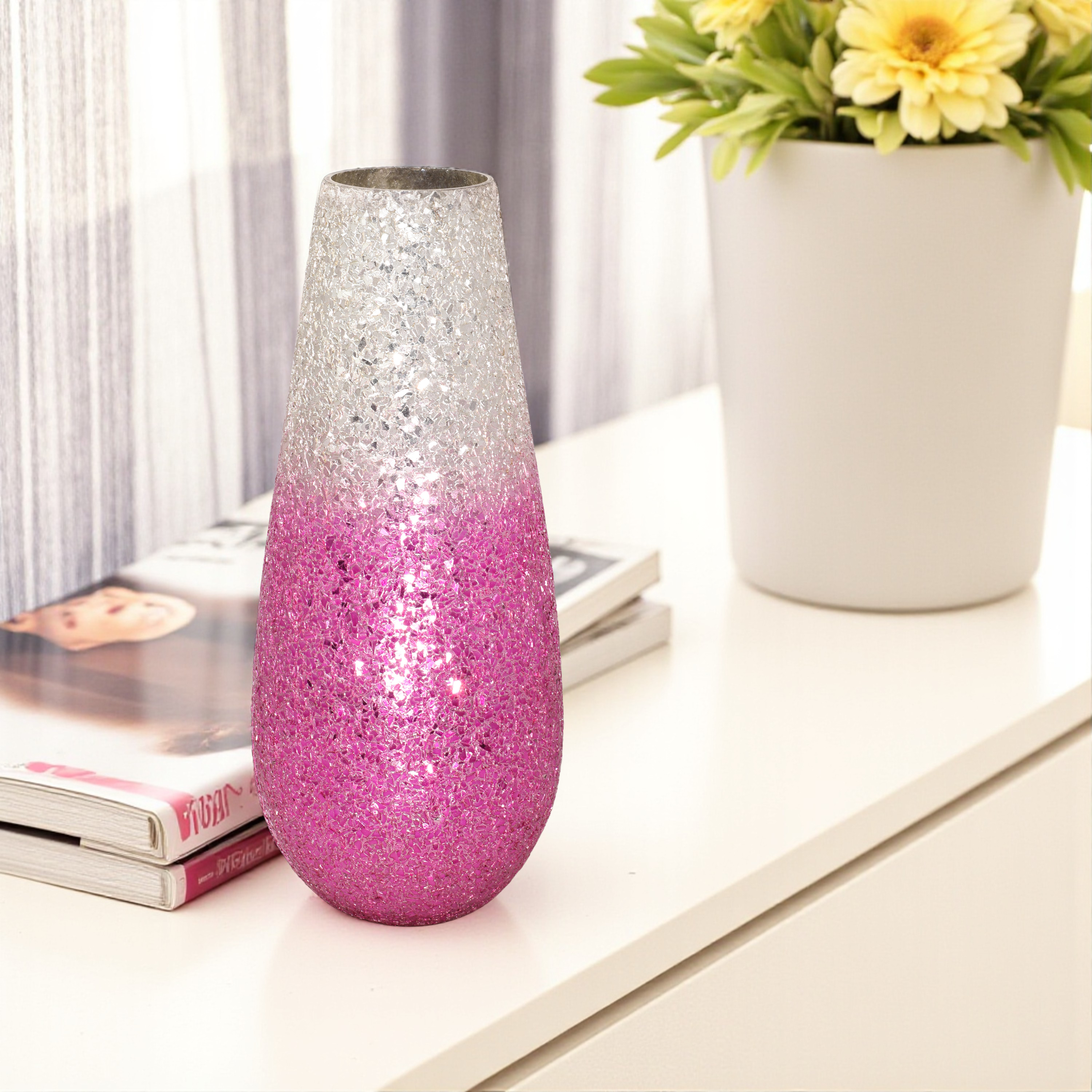 Celestial Glow Vase - Pink(Large)