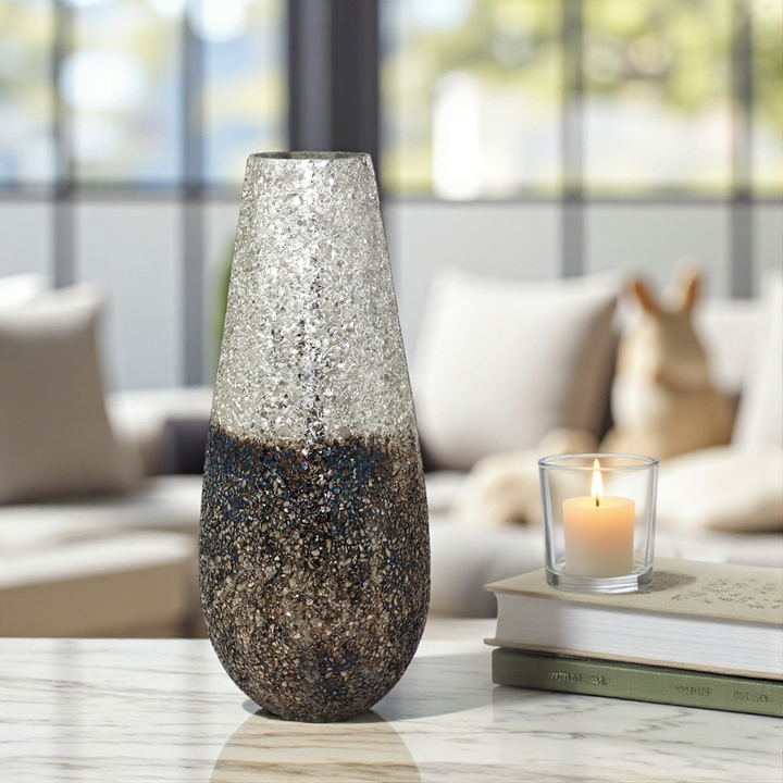 Celestial Glow Vase - Blue Antique(Large)