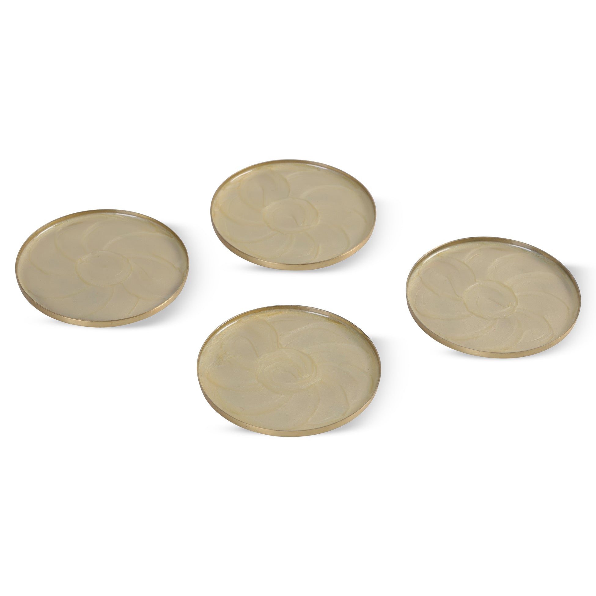 White Ripple Coasters