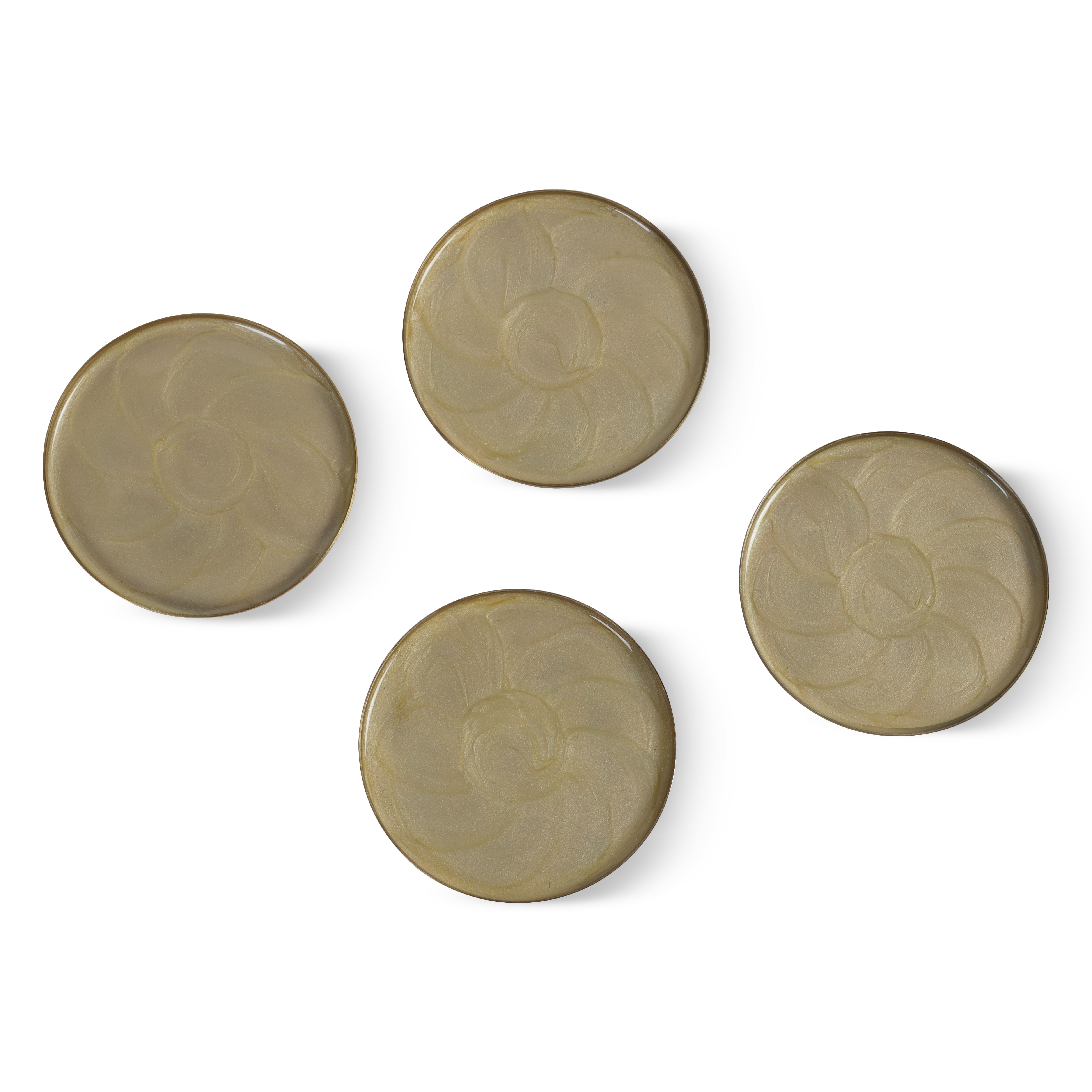 White Ripple Coasters