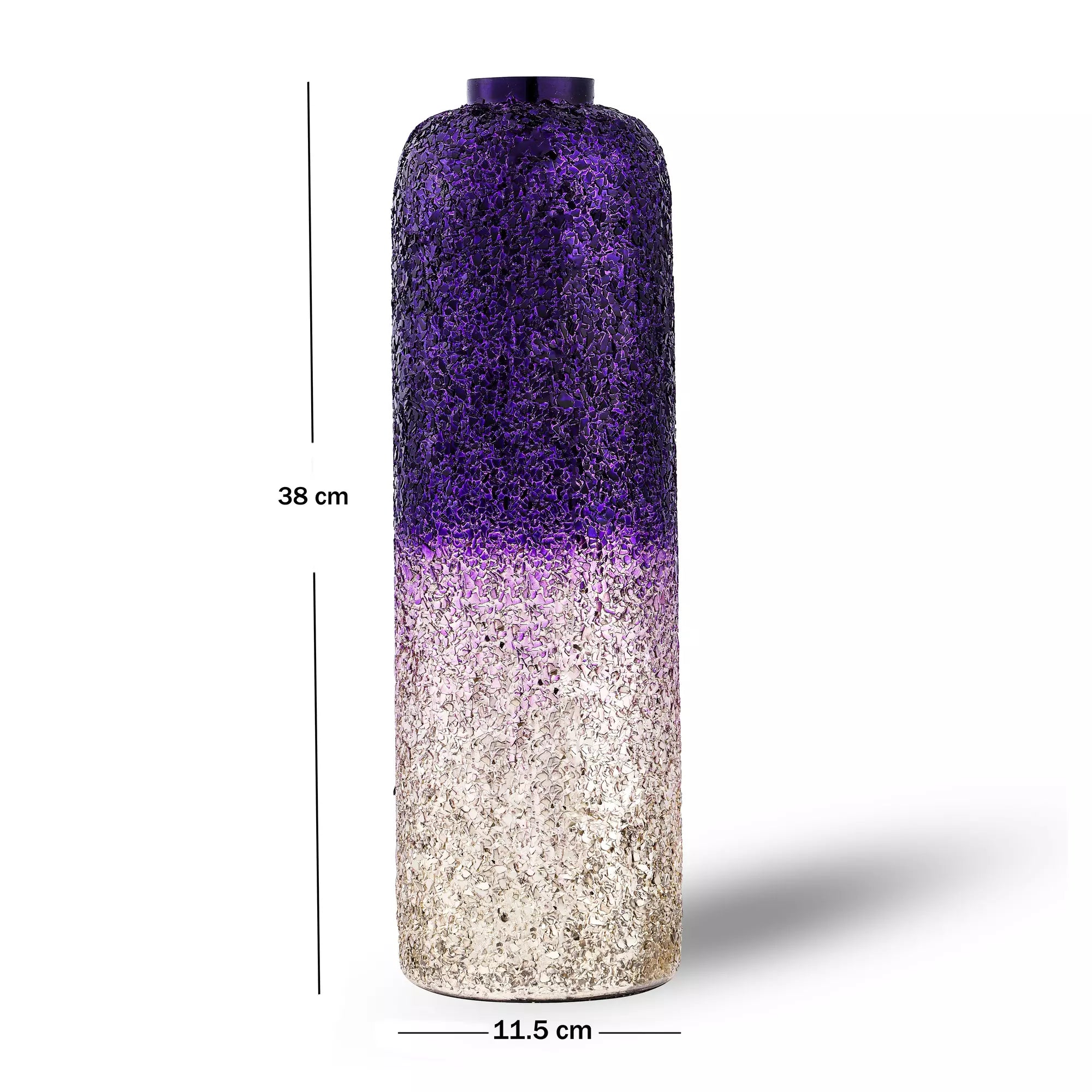 Ombre Elegance vase - Purple
