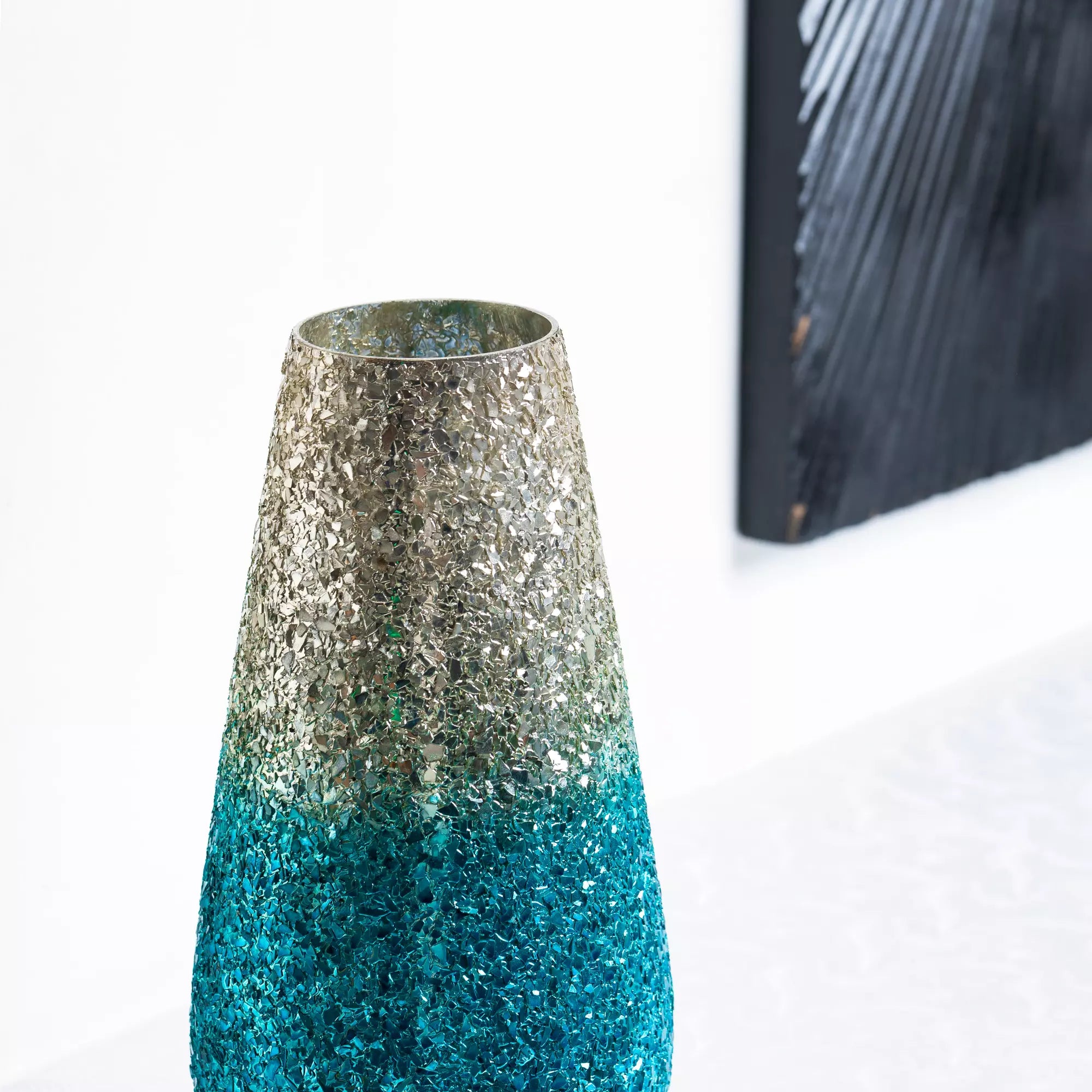 Ombre Elegance vase - Turquoise
