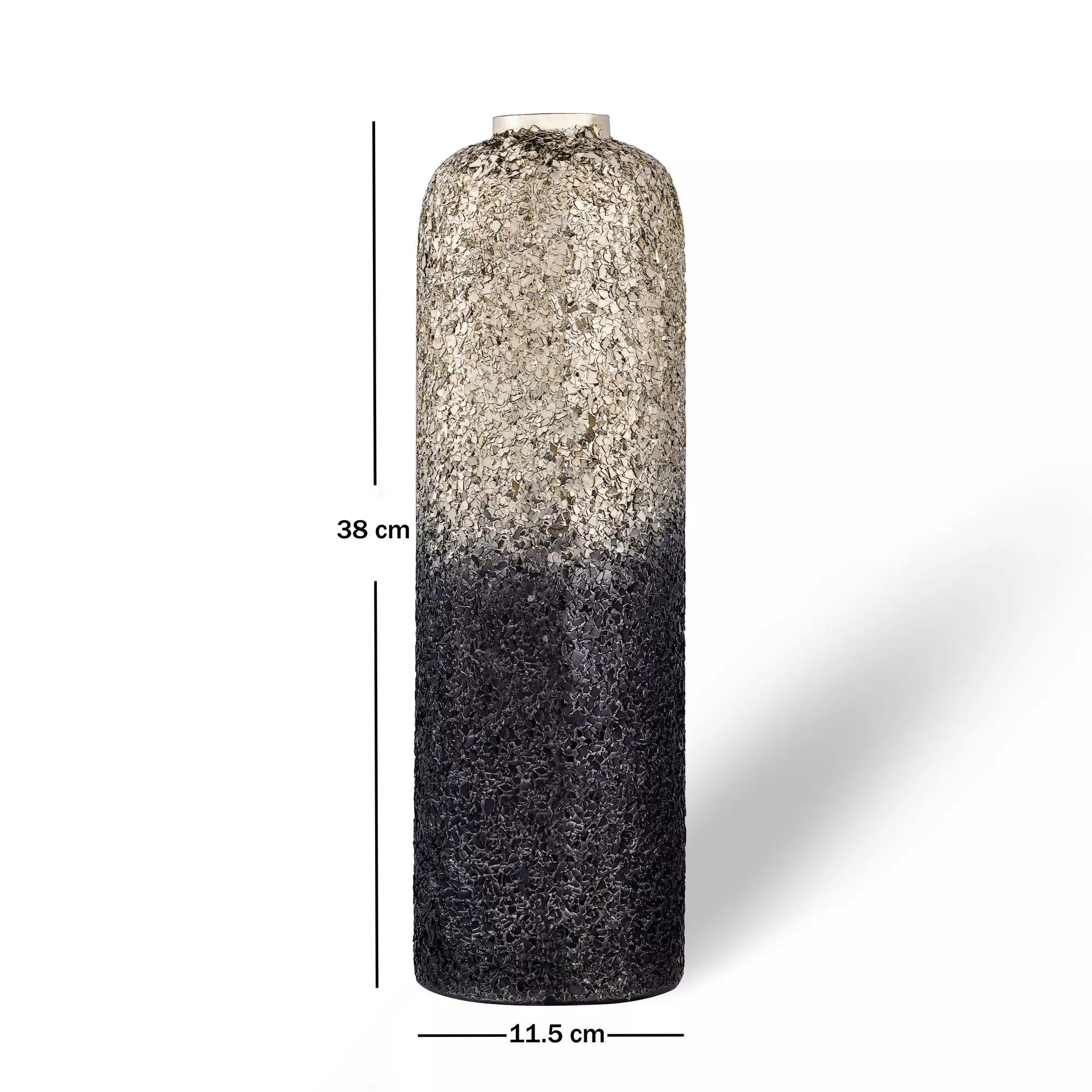 Ombre Elegance vase-Blue Antique