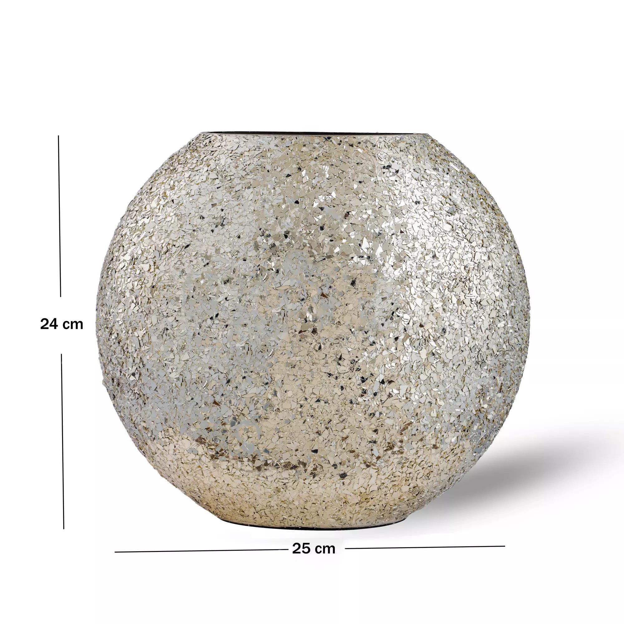 Silver Stardust Vase