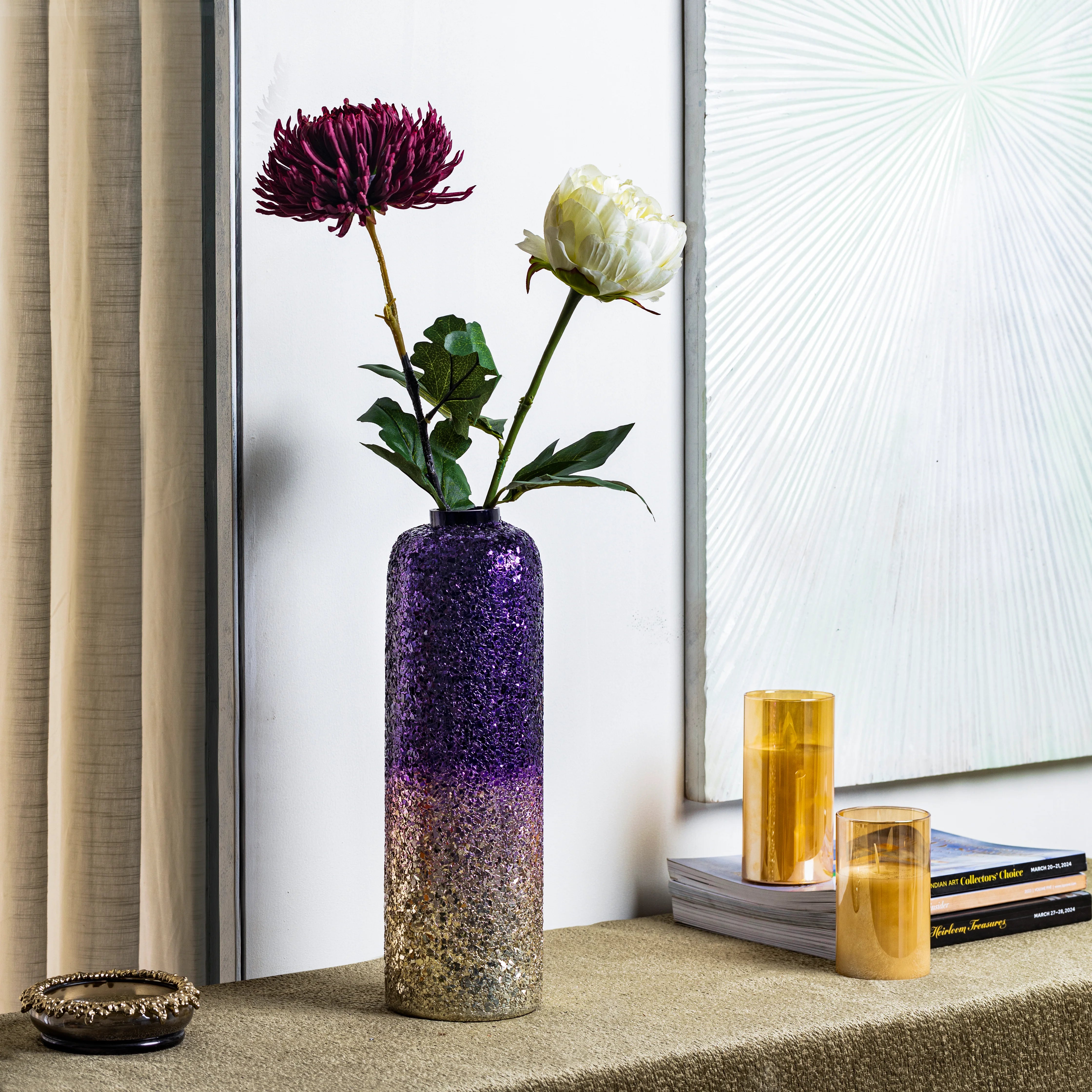 Ombre Elegance vase - Purple