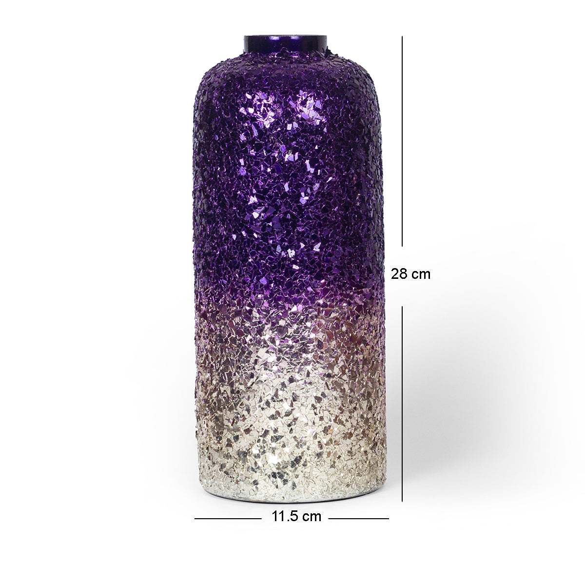 Ombre Elegance vase - Purple