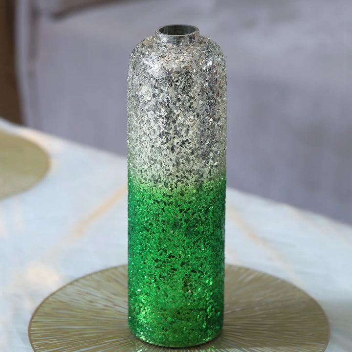 Ombre Elegance Vase - Green