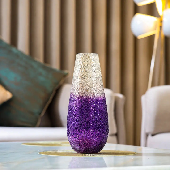 Celestial Glow Vase- Purple