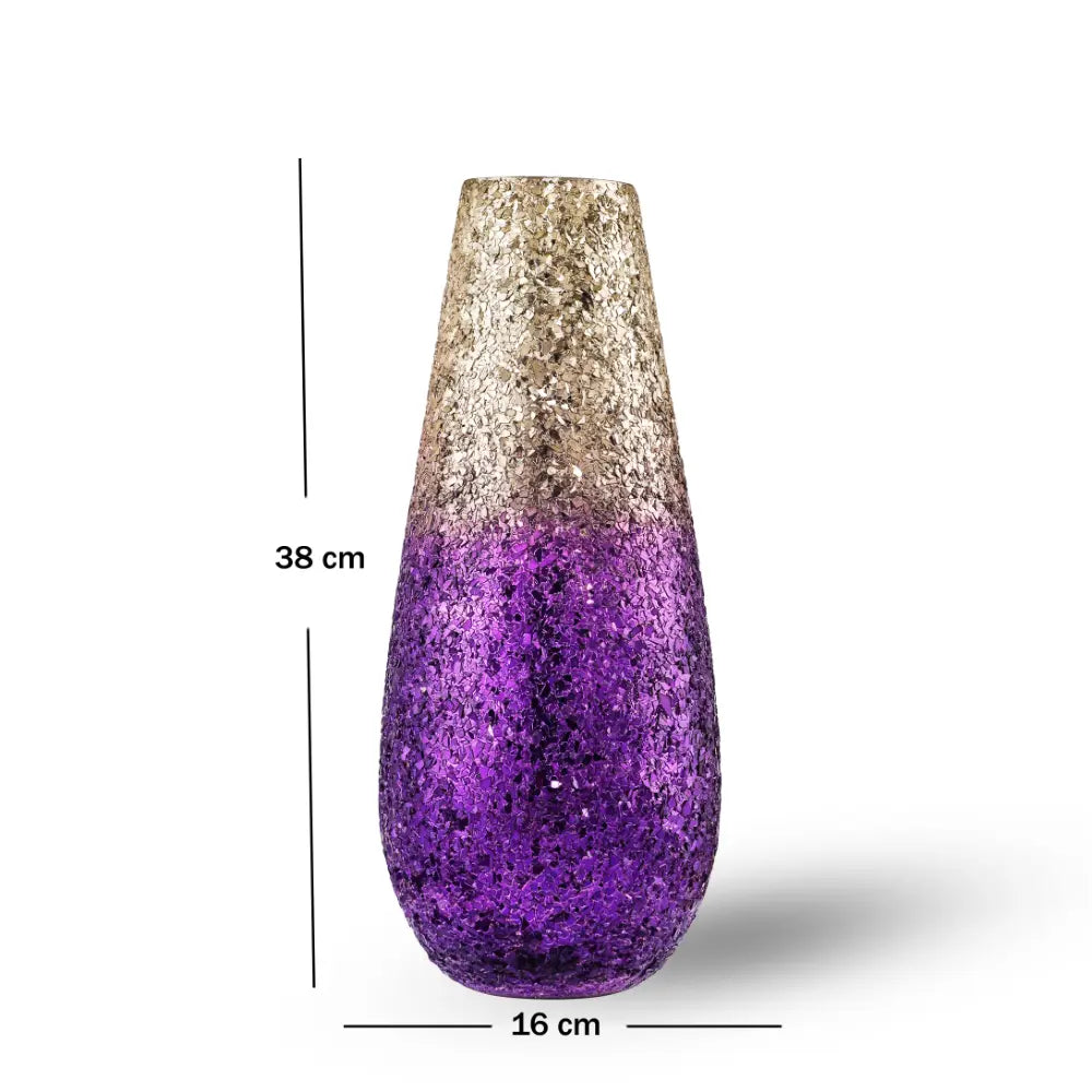 Celestial Glow Vase- Purple