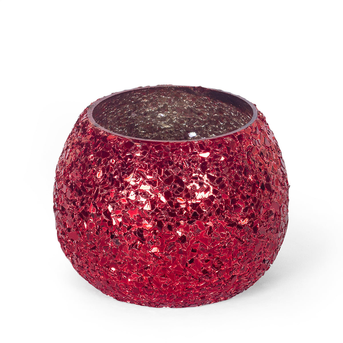 Luminous Glitter Votive-Red