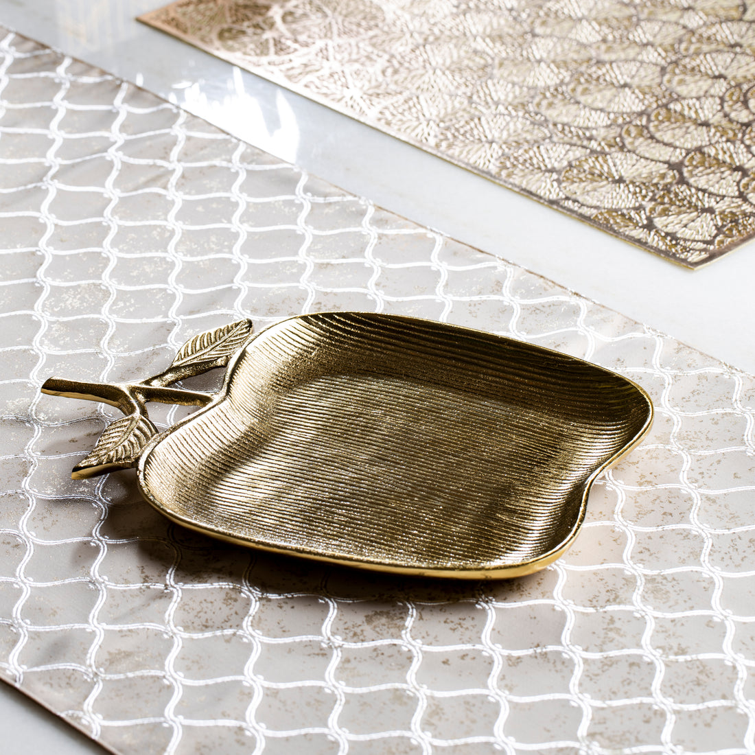 Golden Apple Accent Tray