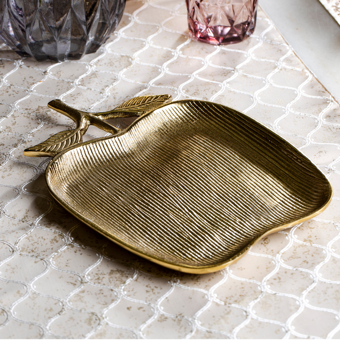 Golden Apple Accent Tray