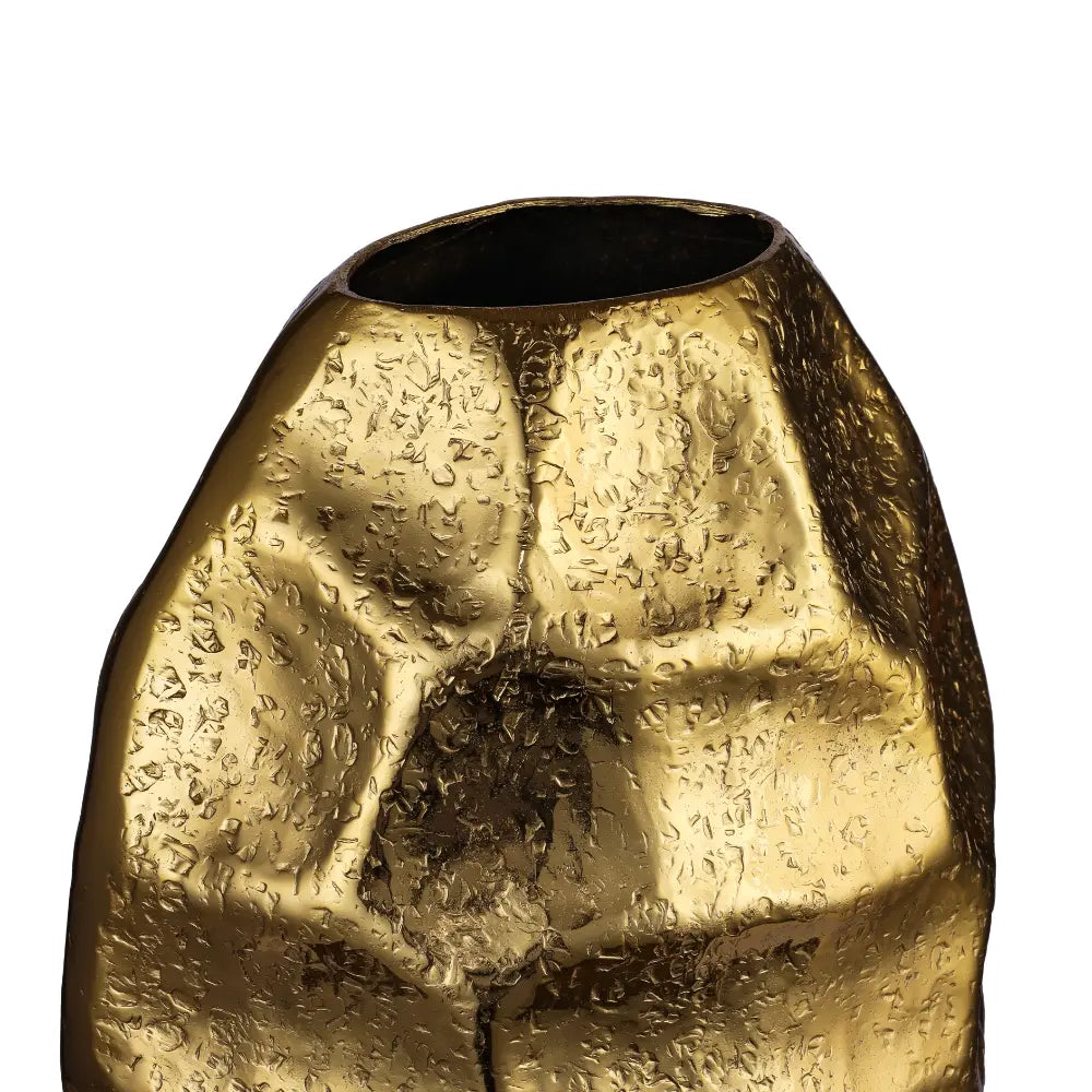 Golden Earth Textured Vase-Large