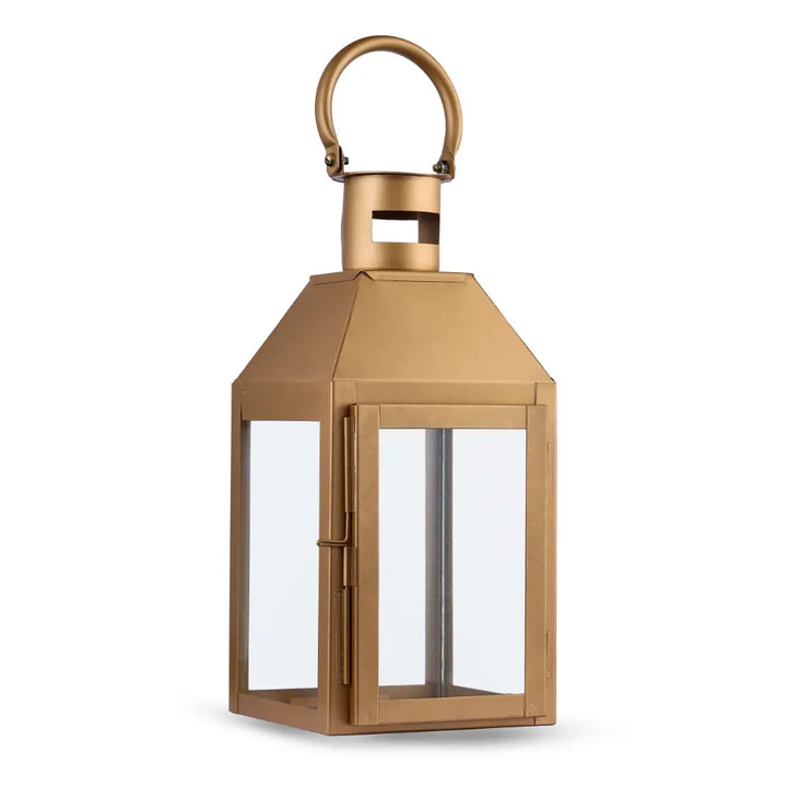 Metro Luxe Lantern Golden Small