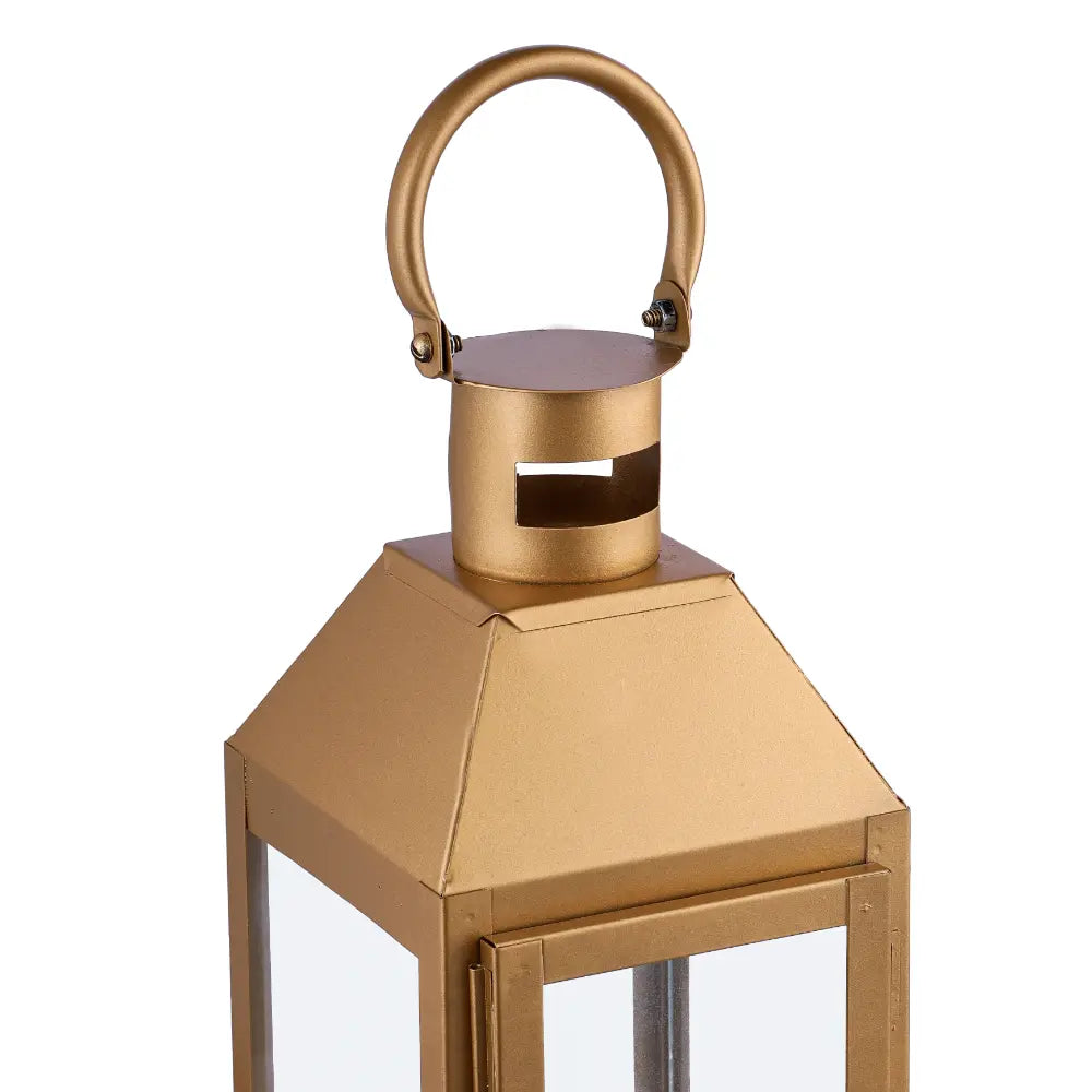 Metro Luxe Lantern Golden Small