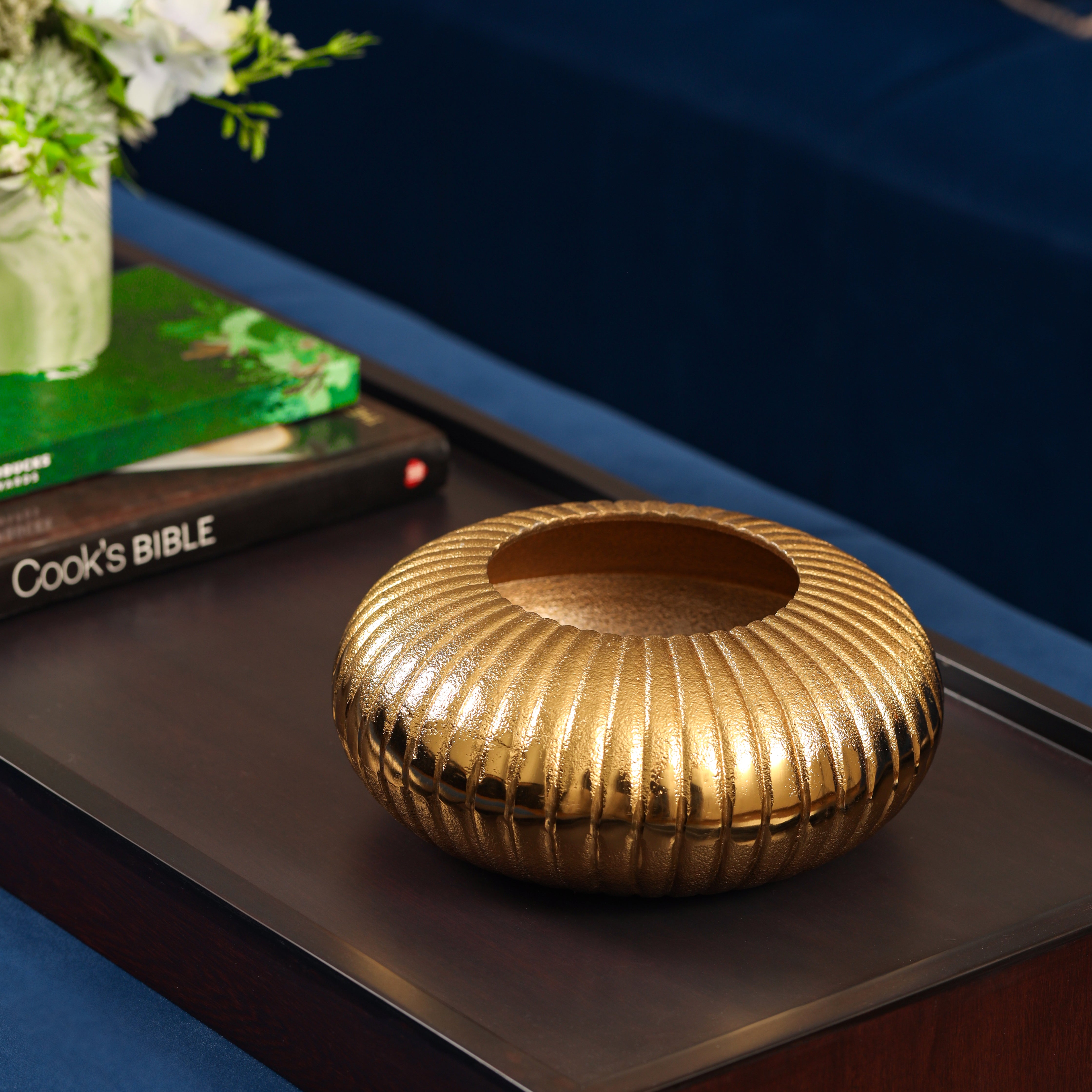 Royal Ripple Gold Bowl