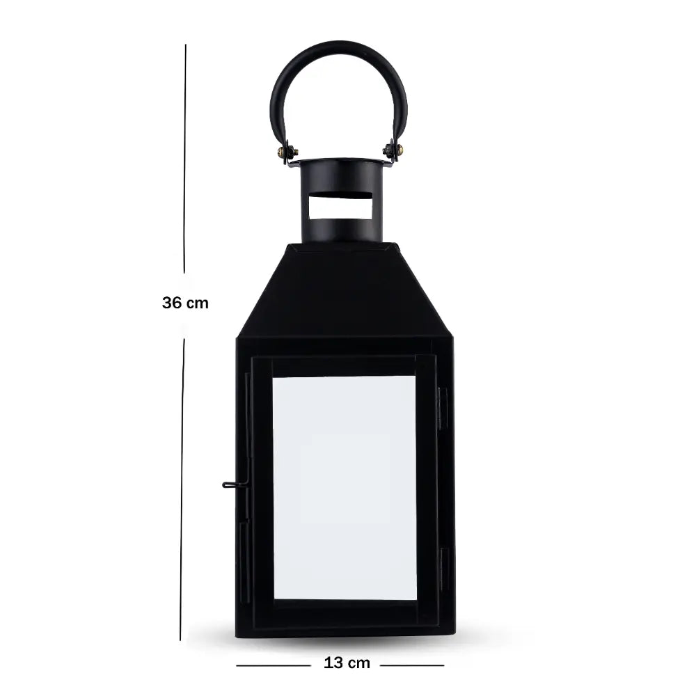 Metro Luxe Lantern Black Small