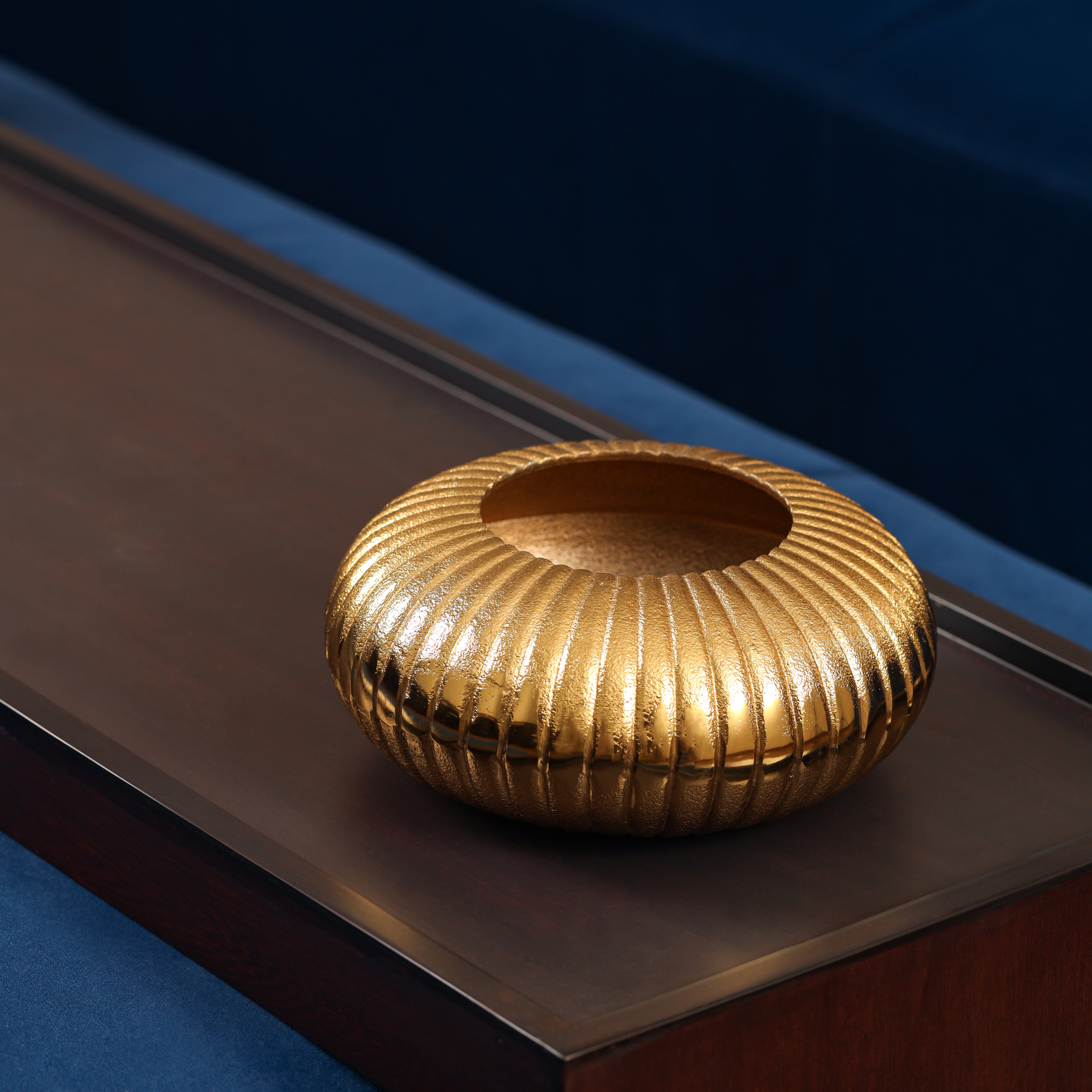 Royal Ripple Gold Bowl