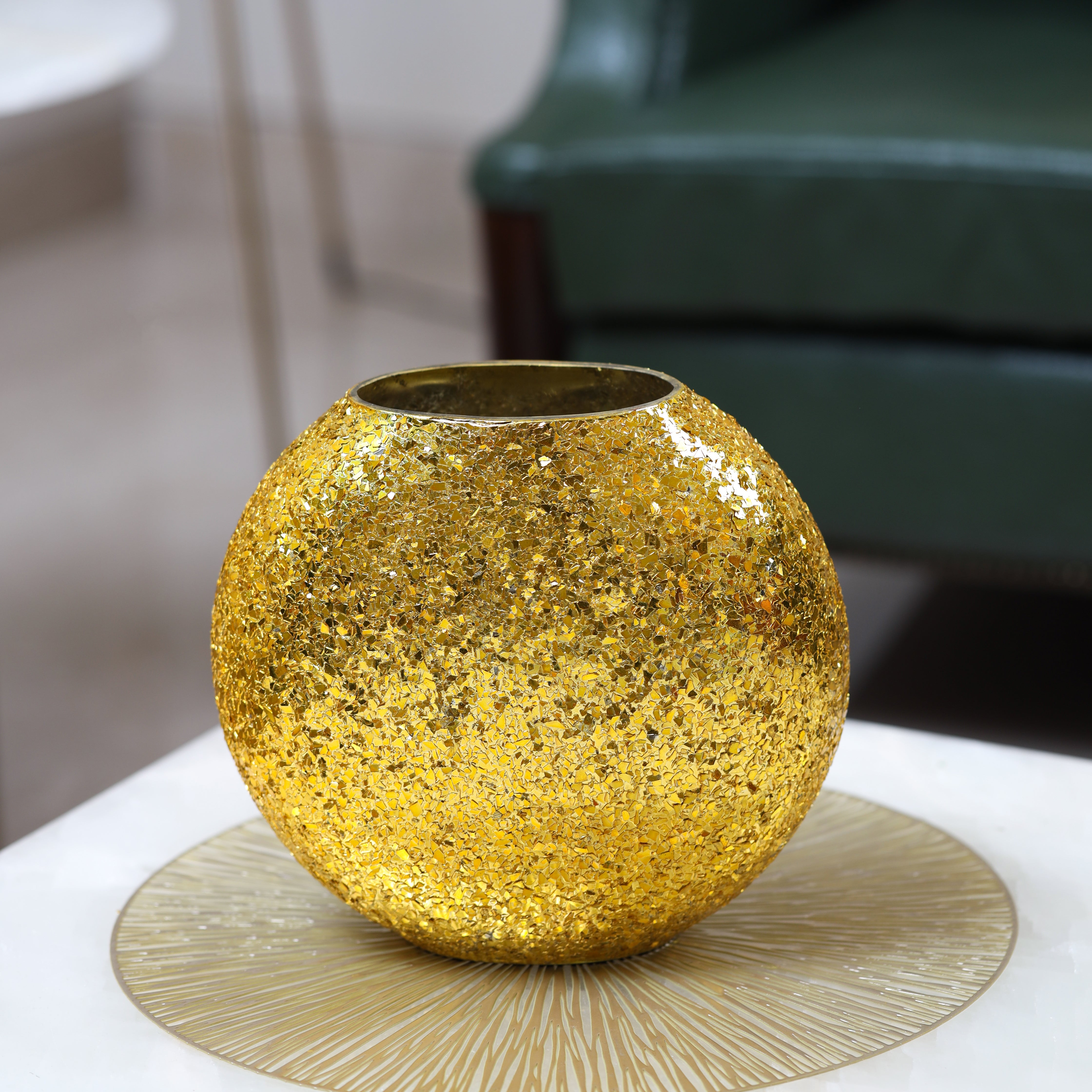 Gold Stardust Vase