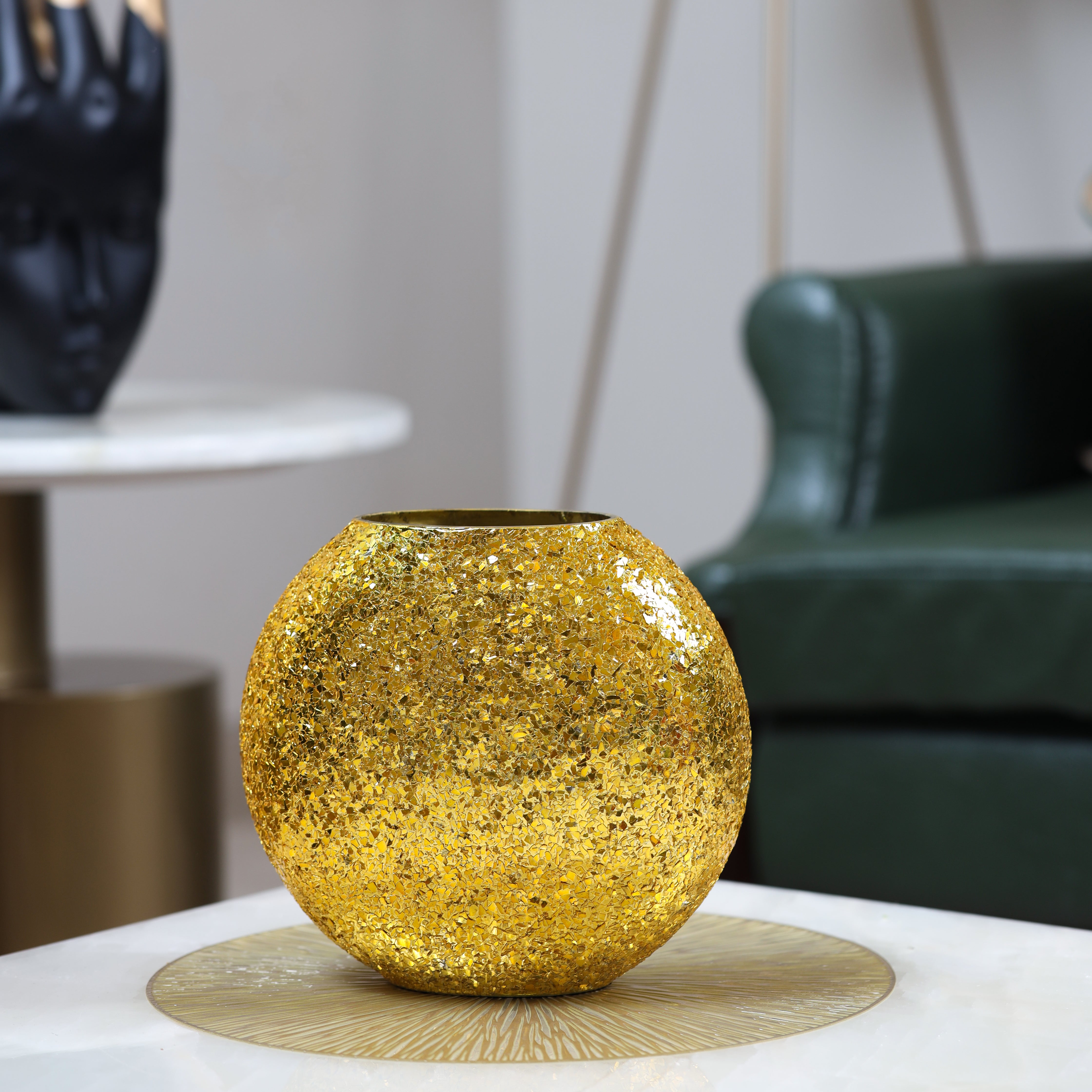 Gold Stardust Vase