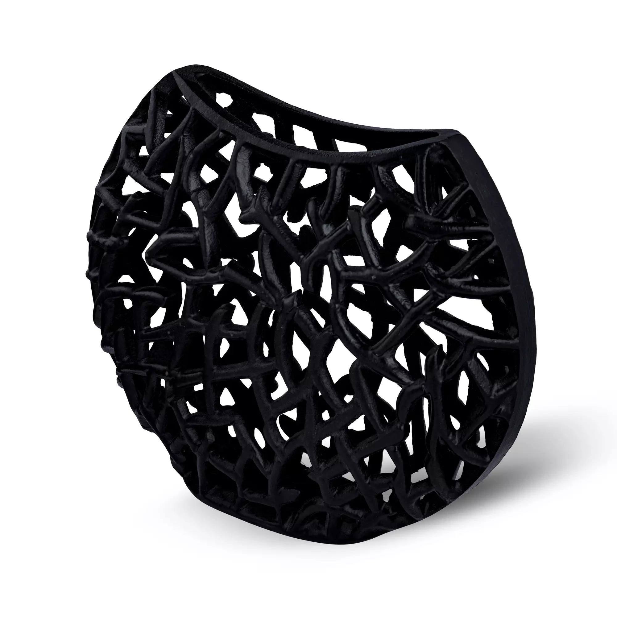 Black Net vase