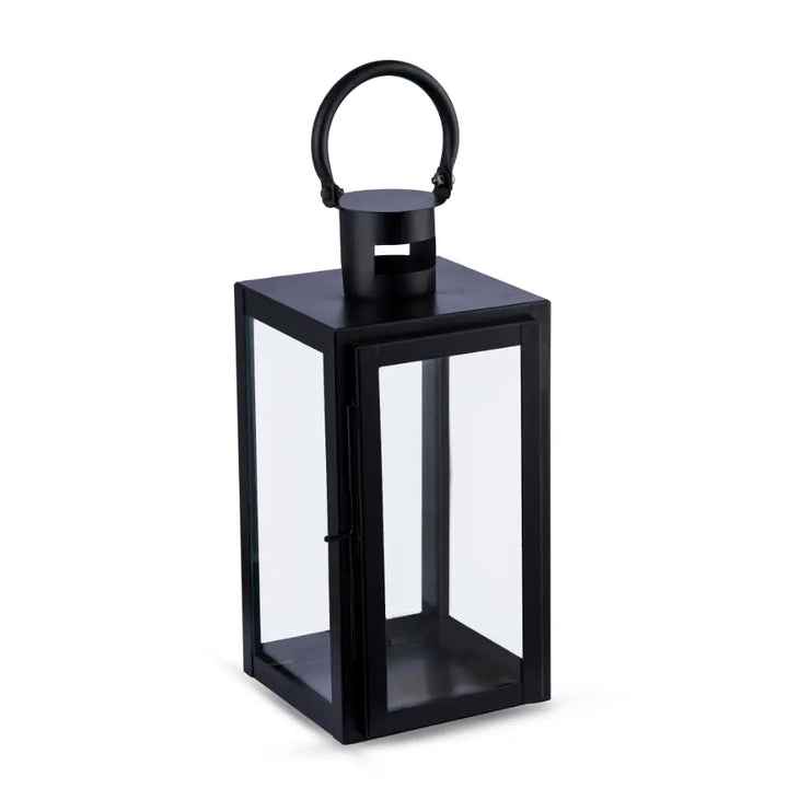 Garden Glow Lantern Black Small