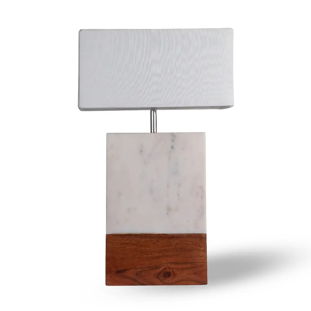 Ivory Marble Lamp