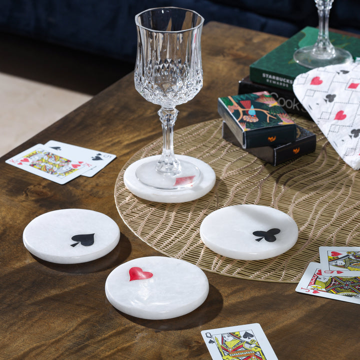 Casino Charm Coaster Set (4 Pc Set)